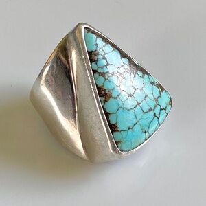 925 STERLING HANDMADE TURQUOISE RING